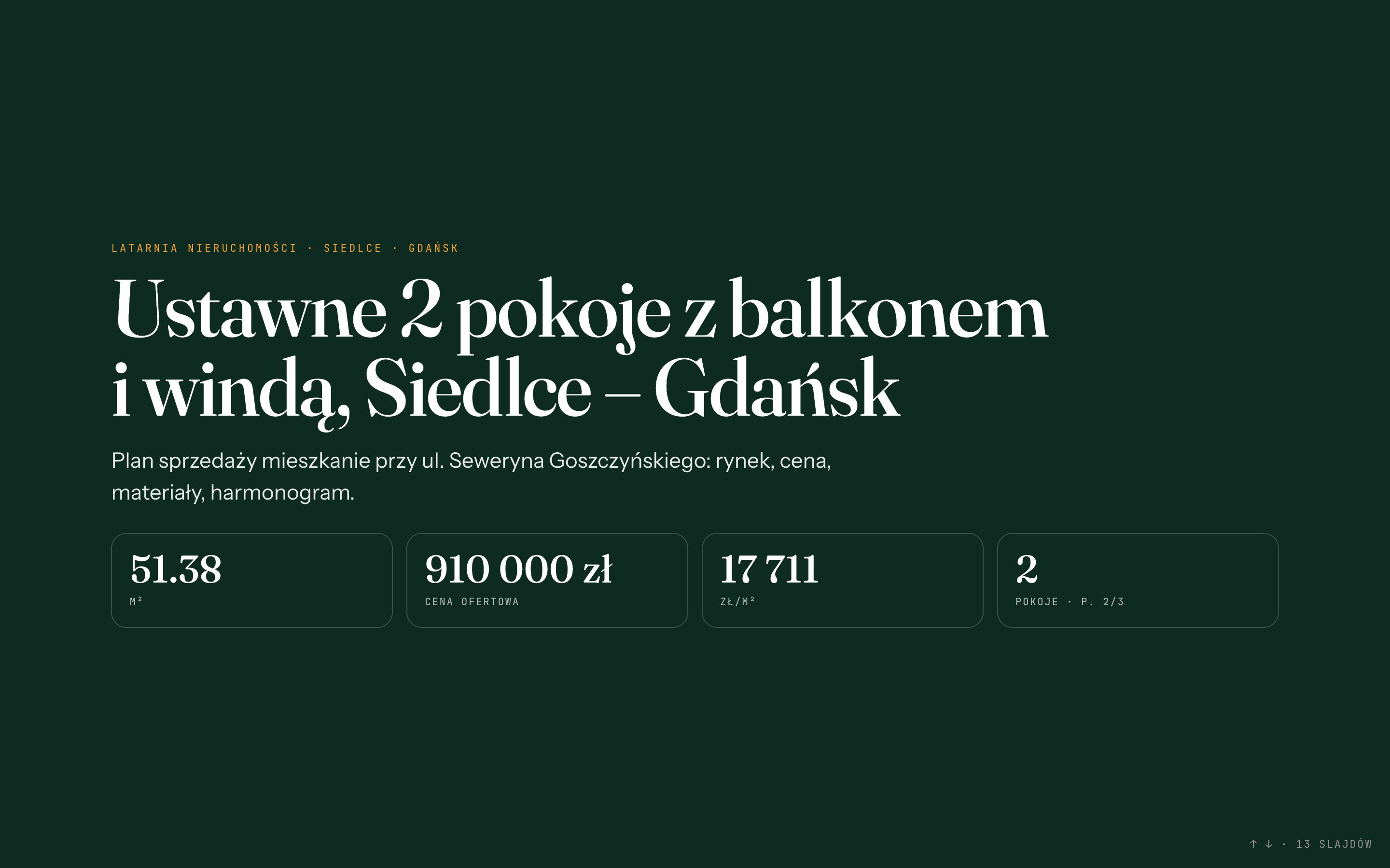Deck na spotkanie z właścicielem