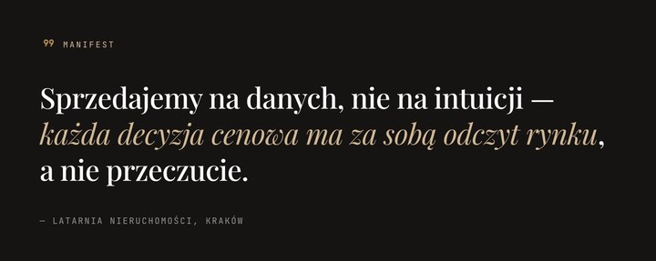 Okładka analizy w szablonie Premium